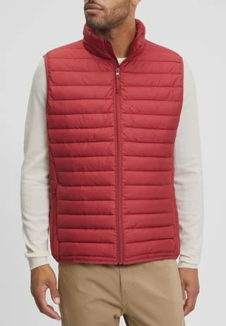 GALERIA Steppweste, Stehkragen, Uni, Für Herren BRICK RED 19-1543 - Image 2