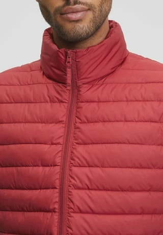 GALERIA Steppweste, Stehkragen, Uni, Für Herren BRICK RED 19-1543 - Image 3