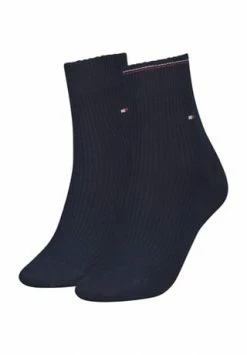 TOMMY HILFIGER Kurzsocken, 2er-Pack, Für Damen 004 NAVY