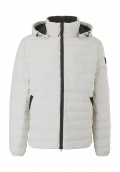 S.Oliver Red Label Steppjacke, Stehkragen, Kapuze, Für Herren 0330 WHITE