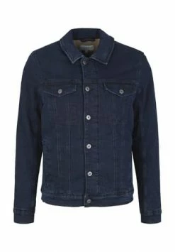 TOM TAILOR Jacke, Knopfleiste, Uni, Für Herren 10120 USED DARK S