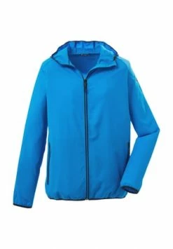 Killtec® Funktionsjacke, Kapuze, Packbar, Uni, Für Herren Himmel Blau