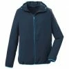 Killtec® Funktionsjacke, Kapuze, Packbar, Uni, Für Herren Dunkel Blau