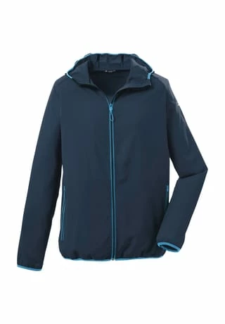 Killtec® Funktionsjacke, Kapuze, Packbar, Uni, Für Herren Dunkel Blau