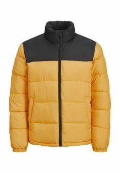 ORIGINALS By JACK & JONES Steppjacke, Vielfältige Reißverschlusstaschen, Stehkragen, Für Herren Gelb