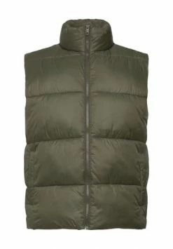 ESPRIT Steppweste, Stehkragen, Für Herren E355 DARK KHAKI