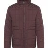 DUNMORE Steppjacke, Stehkragen, Emblem, Für Herren BORDO3402