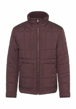 DUNMORE Steppjacke, Stehkragen, Emblem, Für Herren BORDO3402