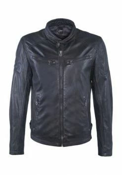 Gipsy® Lederjacke, Stehkragen, Für Herren NAVYBLACK1
