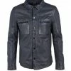 Gipsy® Lederjacke G2MAinigo SF LCORV Dark Blue