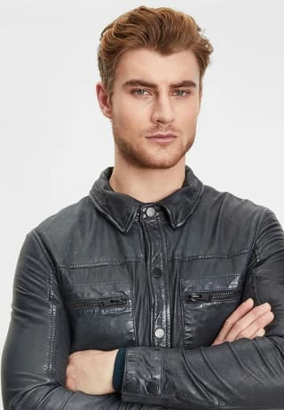 Gipsy® Lederjacke G2MAinigo SF LCORV Dark Blue - Image 6