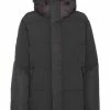 S.Oliver Red Label Outdoor-Jacke, Gesteppt, Abnehmbare Kapuze, Für Herren 9999 GREY/ BLACK