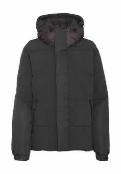 S.Oliver Red Label Outdoor-Jacke, Gesteppt, Abnehmbare Kapuze, Für Herren 9999 GREY/ BLACK