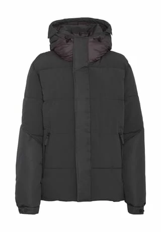 S.Oliver Red Label Outdoor-Jacke, Gesteppt, Abnehmbare Kapuze, Für Herren 9999 GREY/ BLACK