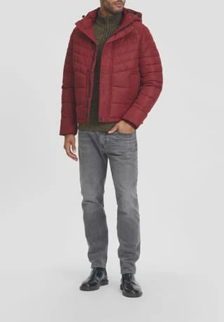 S.Oliver Red Label Steppjacke, Stehkragen, Reißverschluss, Für Herren 3877 RED - Image 3