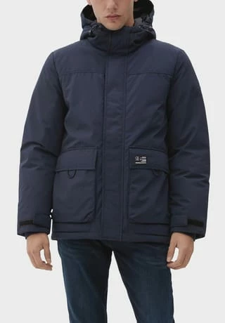 Qs Winterjacke, Verdeckter Reißverschluss, Regular Fit, Für Herren 5958 TOTAL ECLI - Image 2