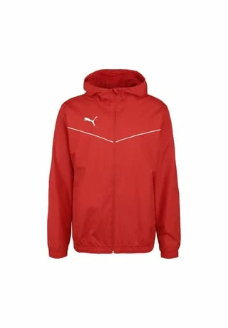 PUMA® TeamRISE Allwetterjacke Herren Rot/ Weiß
